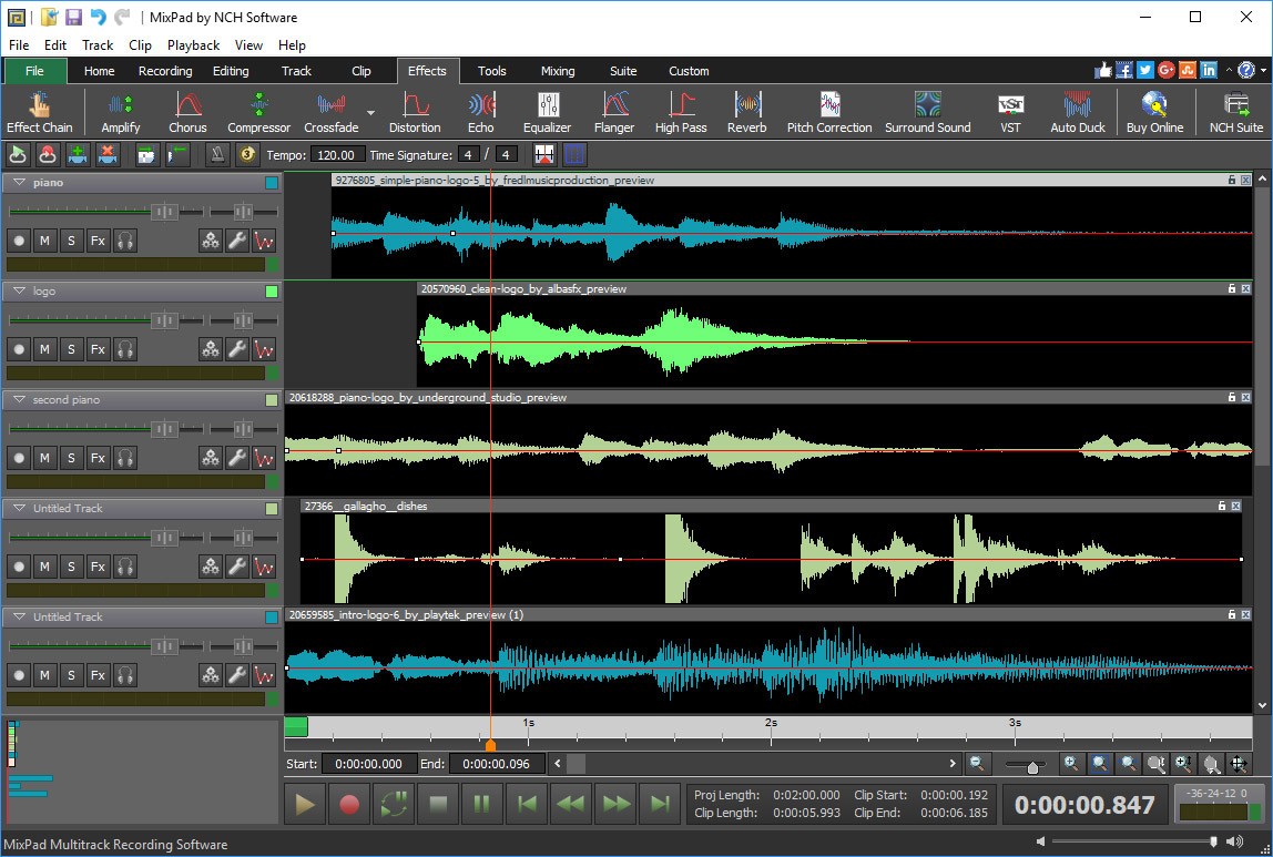 recording and editing software for mac